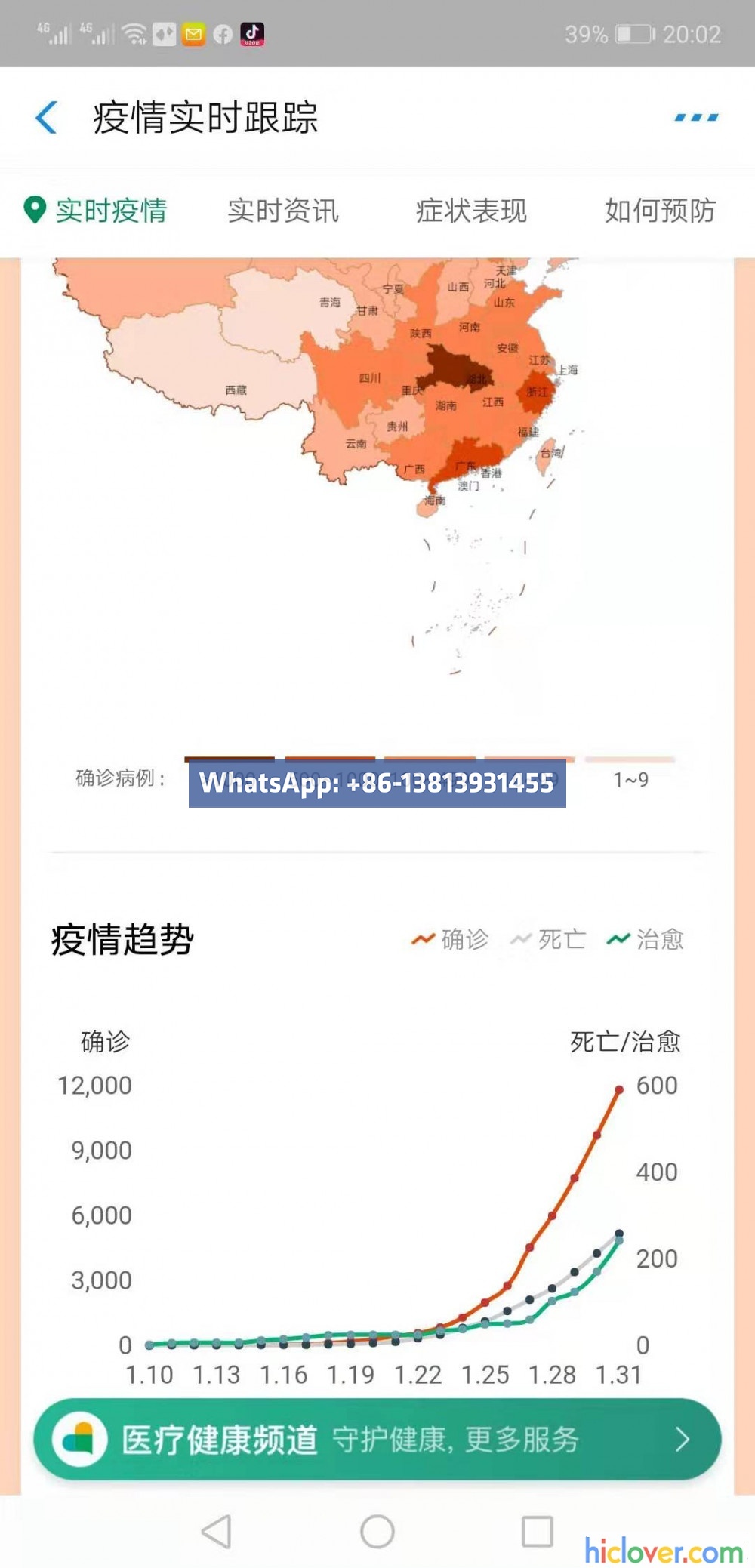 China promises control as Disease Develops