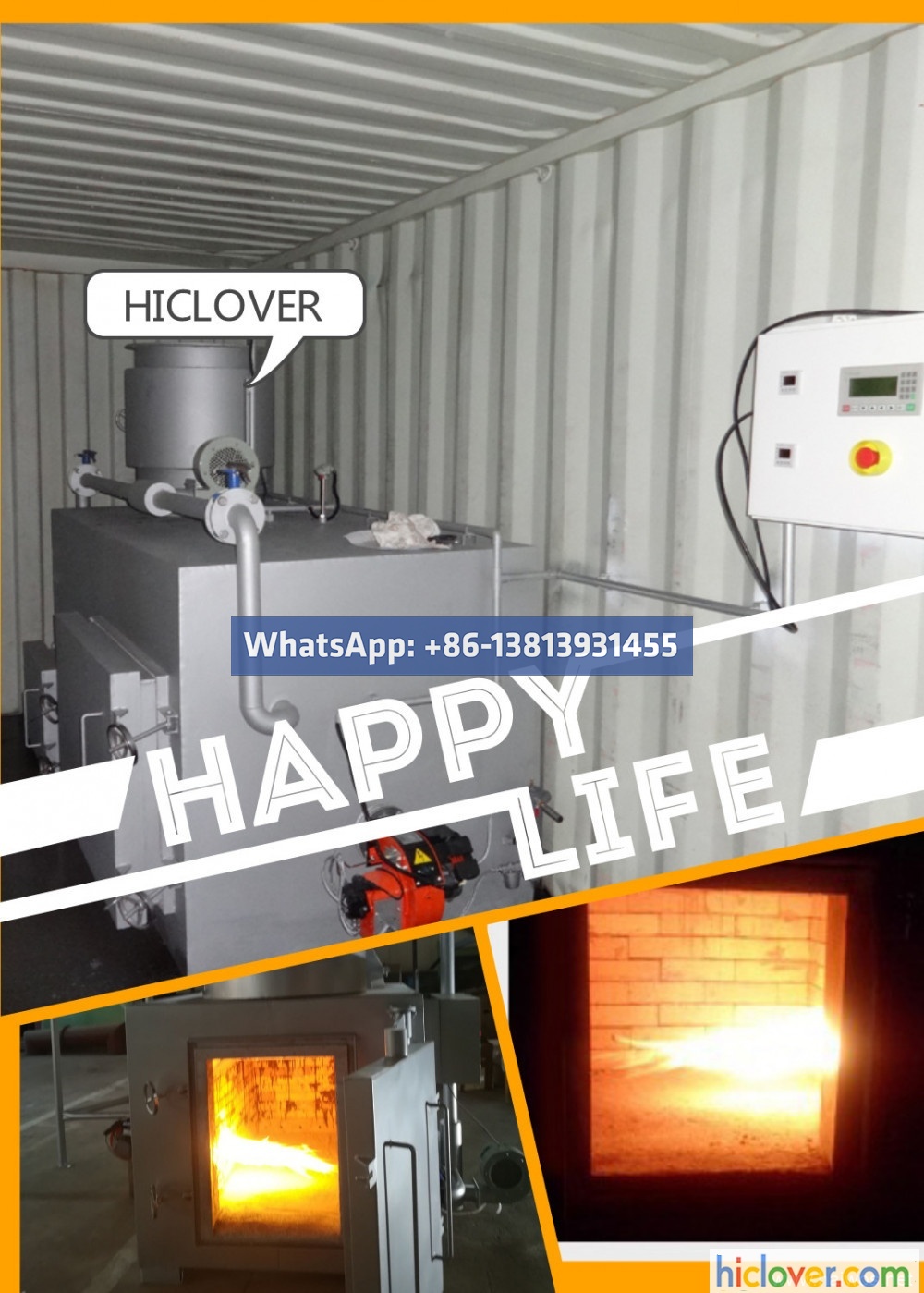 Hiclover waste burner