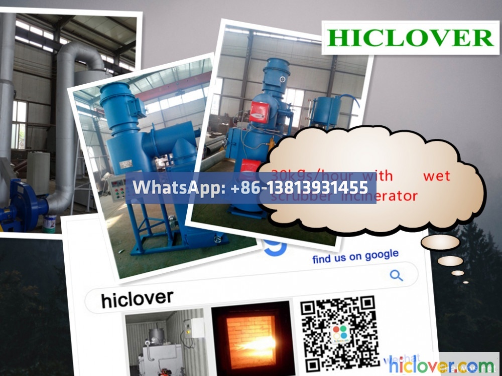 Twin heat heaters in addition to Double chamber heater Burning Capacity up to 30 Kg per hr with wet scrubber