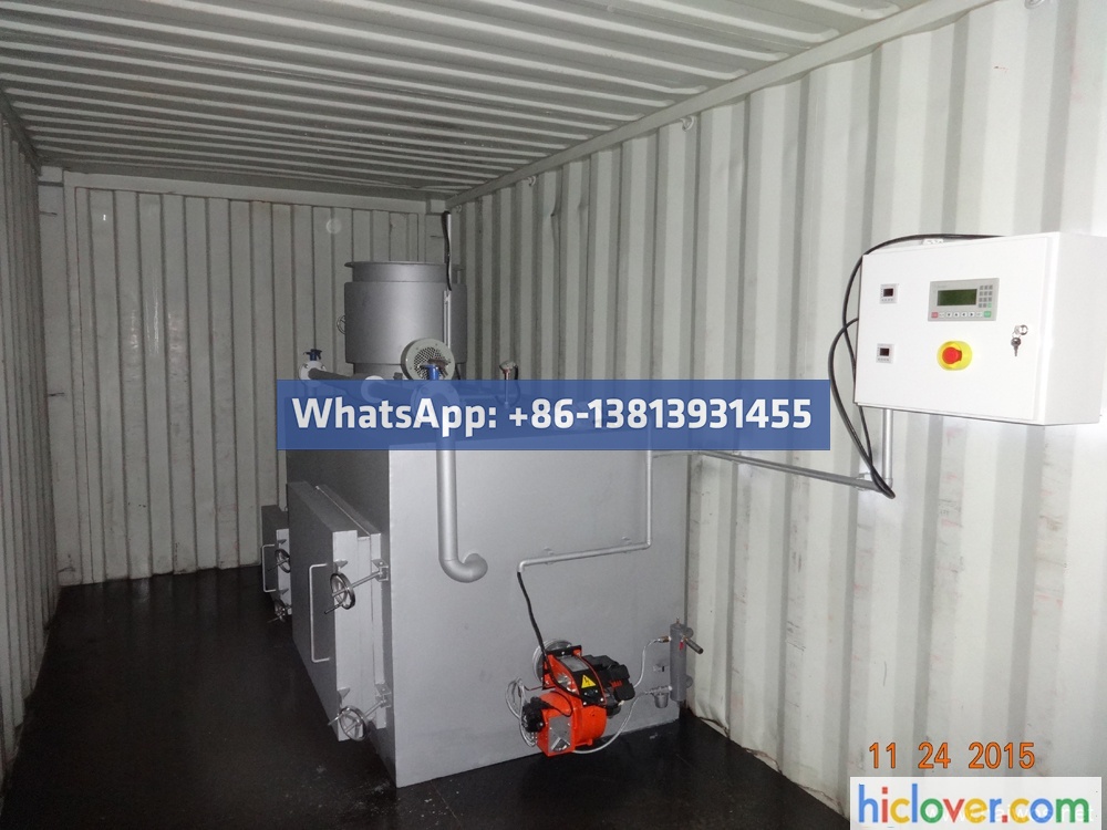 Pyrolytic Twin Chamber Incinerator Small Size ： Burning Rate ： 30-45 kg/hr ； Optimum Loads Ability ： 400 kg