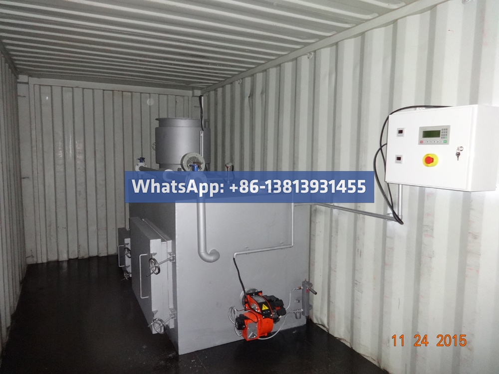 Pyrolytic Dual Chamber Burner Small Dimension ： Burning Rate ： 30-45 kg/hr ； Optimum Load Capacity ： 400 kg
