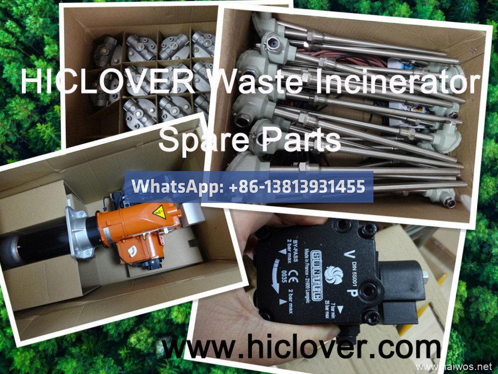 Hiclover waste burner extra parts
