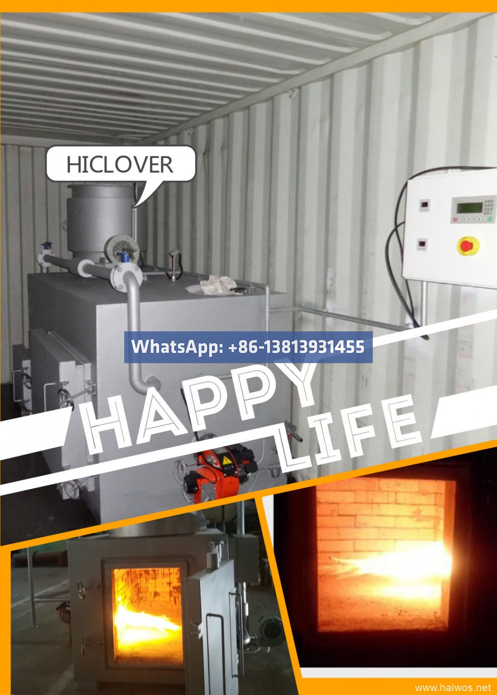 Hiclover waste burner