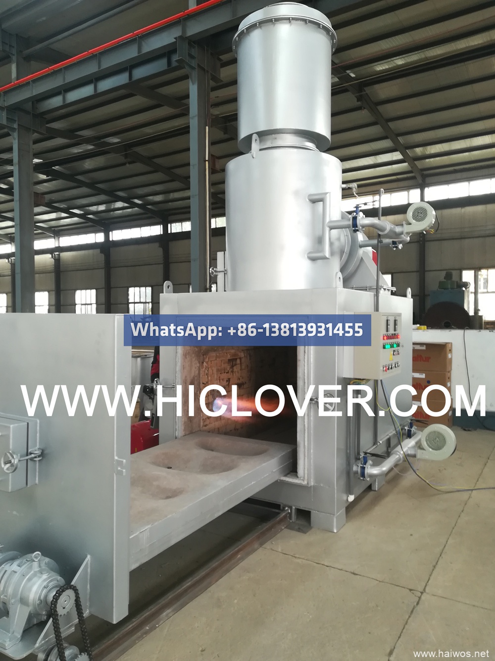 Animal Crematory with Movable platform & Automobile.Door & Independent Position