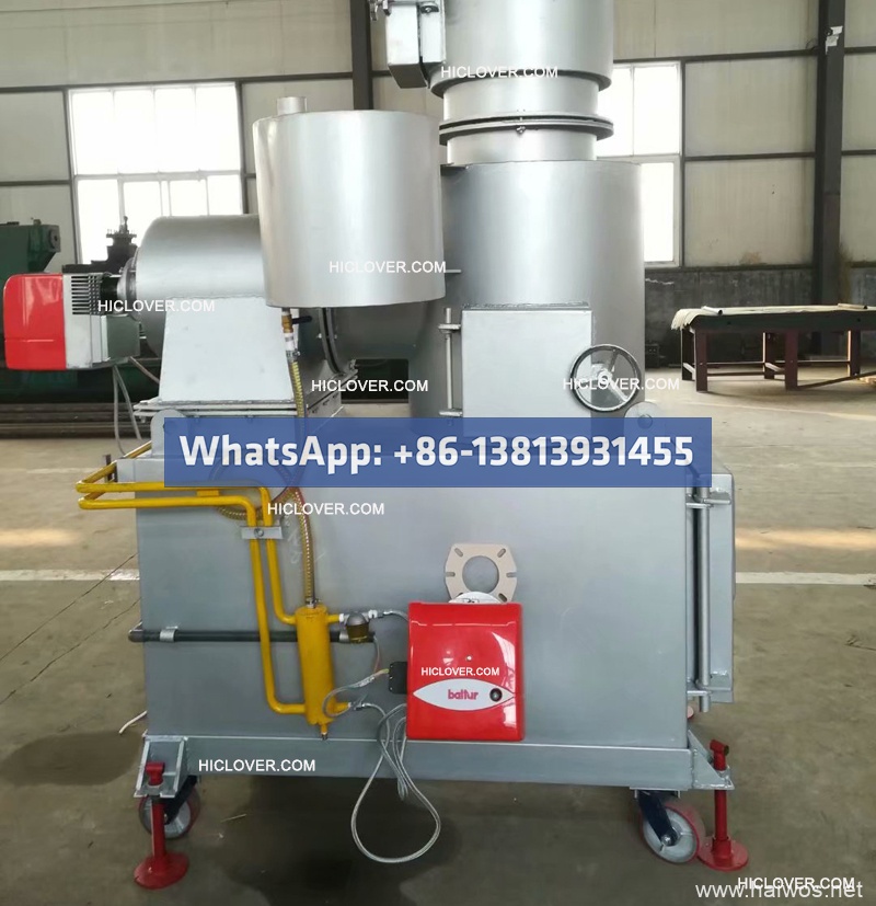 HICLOVER Incinerator mobile small With Wheel and Brake