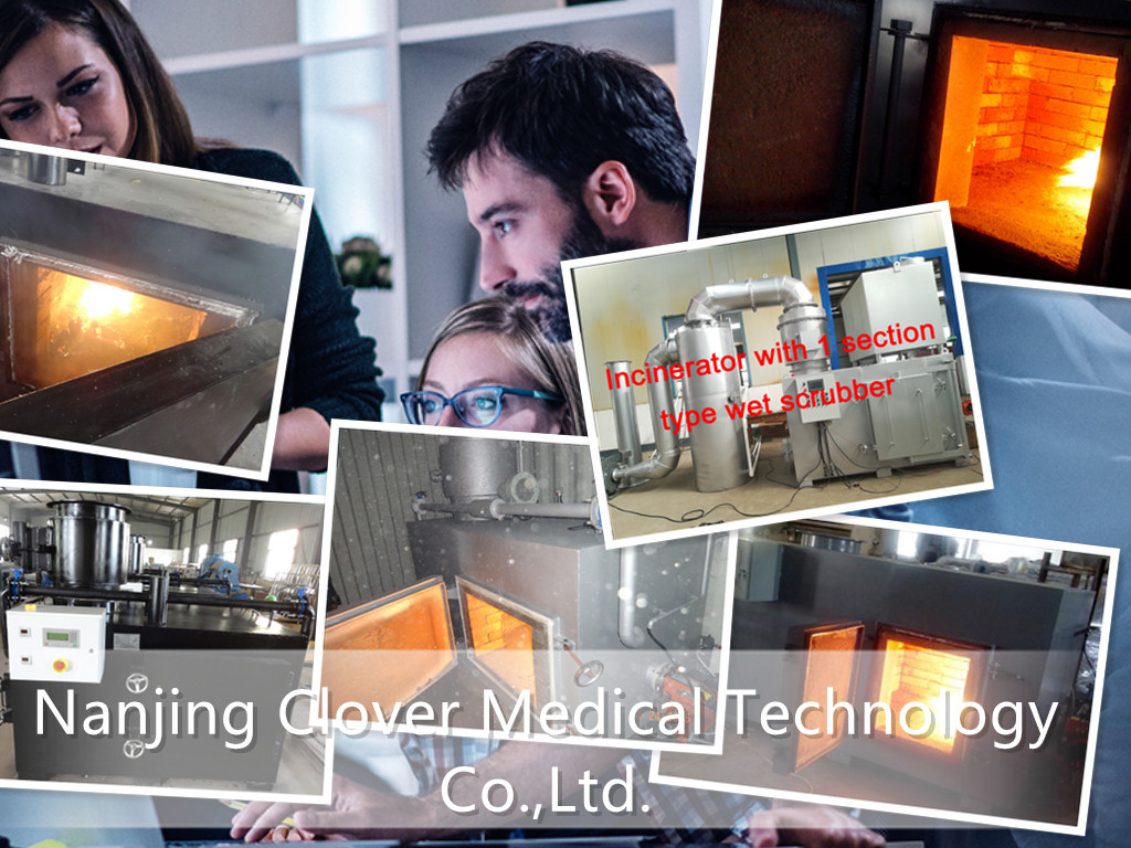 Double Combustion Chamber Containerized Mobile Incinerator