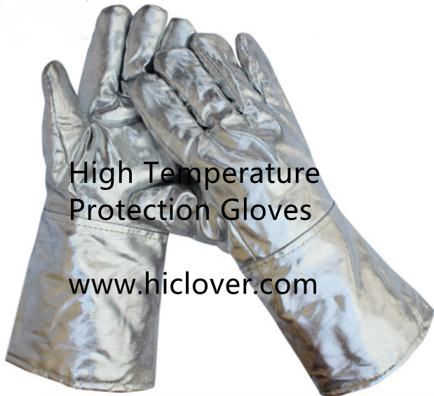 High Temperature Protection Gloves and High Temperature Protection Masks for incinerator operation