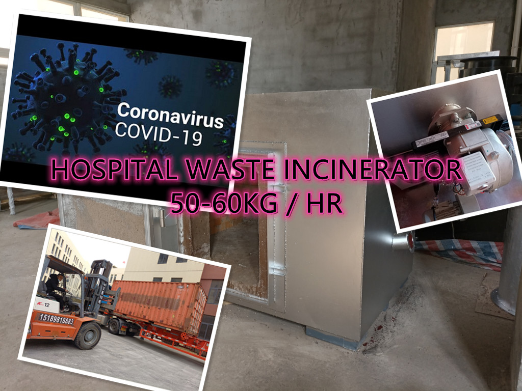 HOSPITAL WASTE INCINERATOR 50-60KG / HR