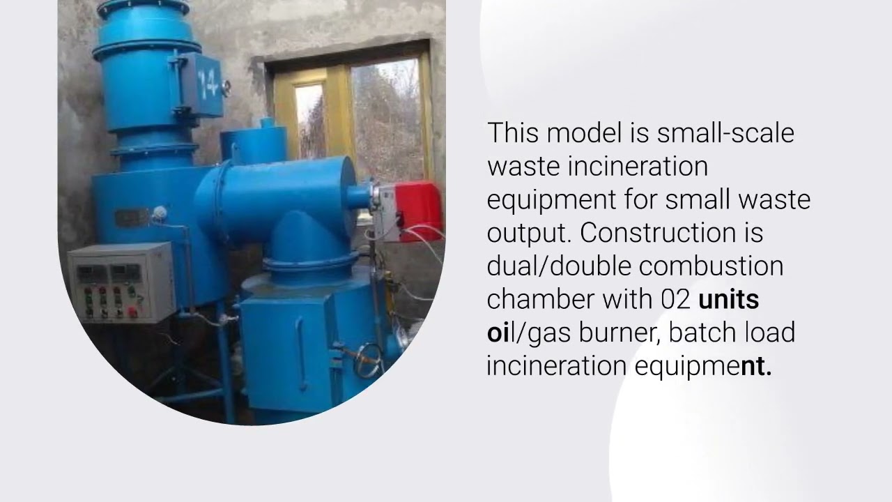 Small and cheap incinerator